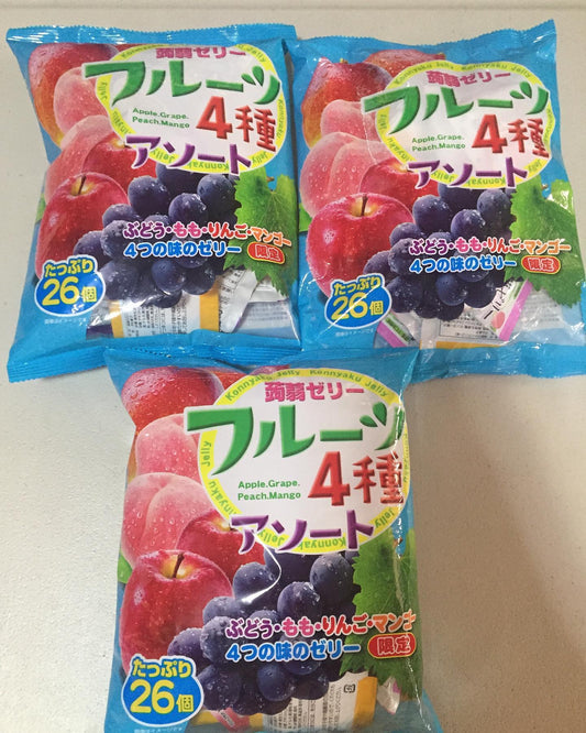 Konnyaku Jelly 4 Flavors