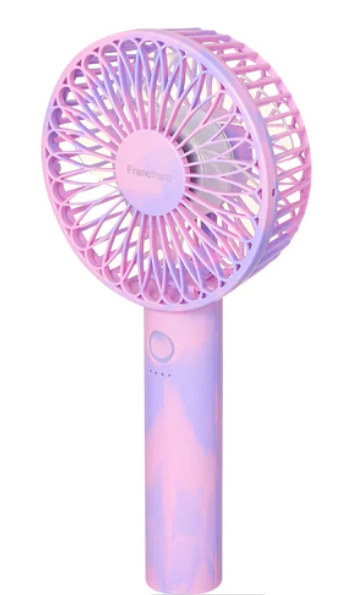 Original Francfranc Frias Handy Fan, Portable Fan, Handheld Fan, Tabletop Fan, USB Rechargeable, 5 Levels of Air Flow (Pre-order)