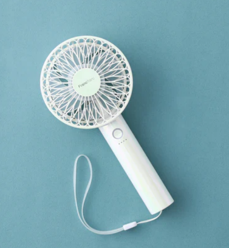 Original Francfranc Frias Handy Fan, Portable Fan, Handheld Fan, Tabletop Fan, USB Rechargeable, 5 Levels of Air Flow (Pre-order)