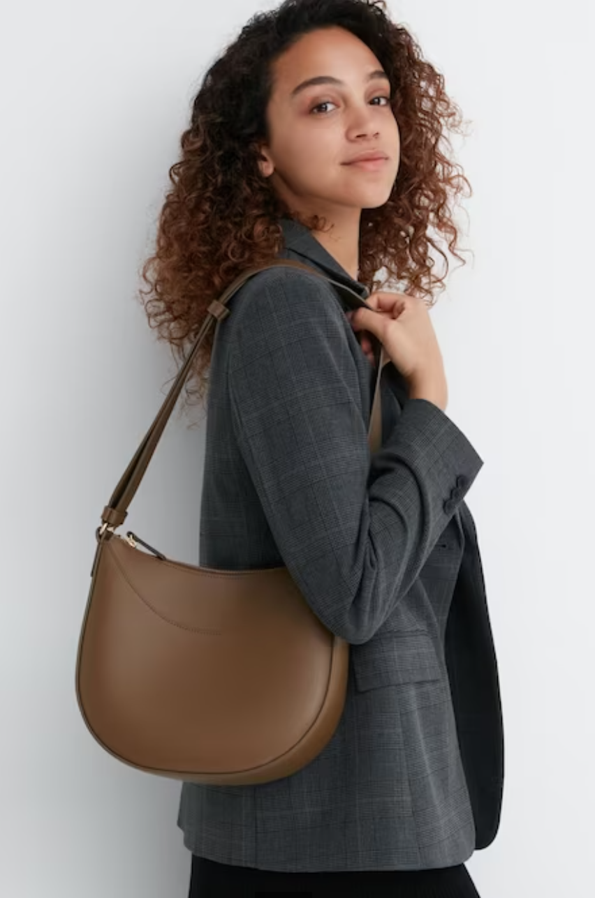 UNIQLO Faux-Leather One Handle Bag