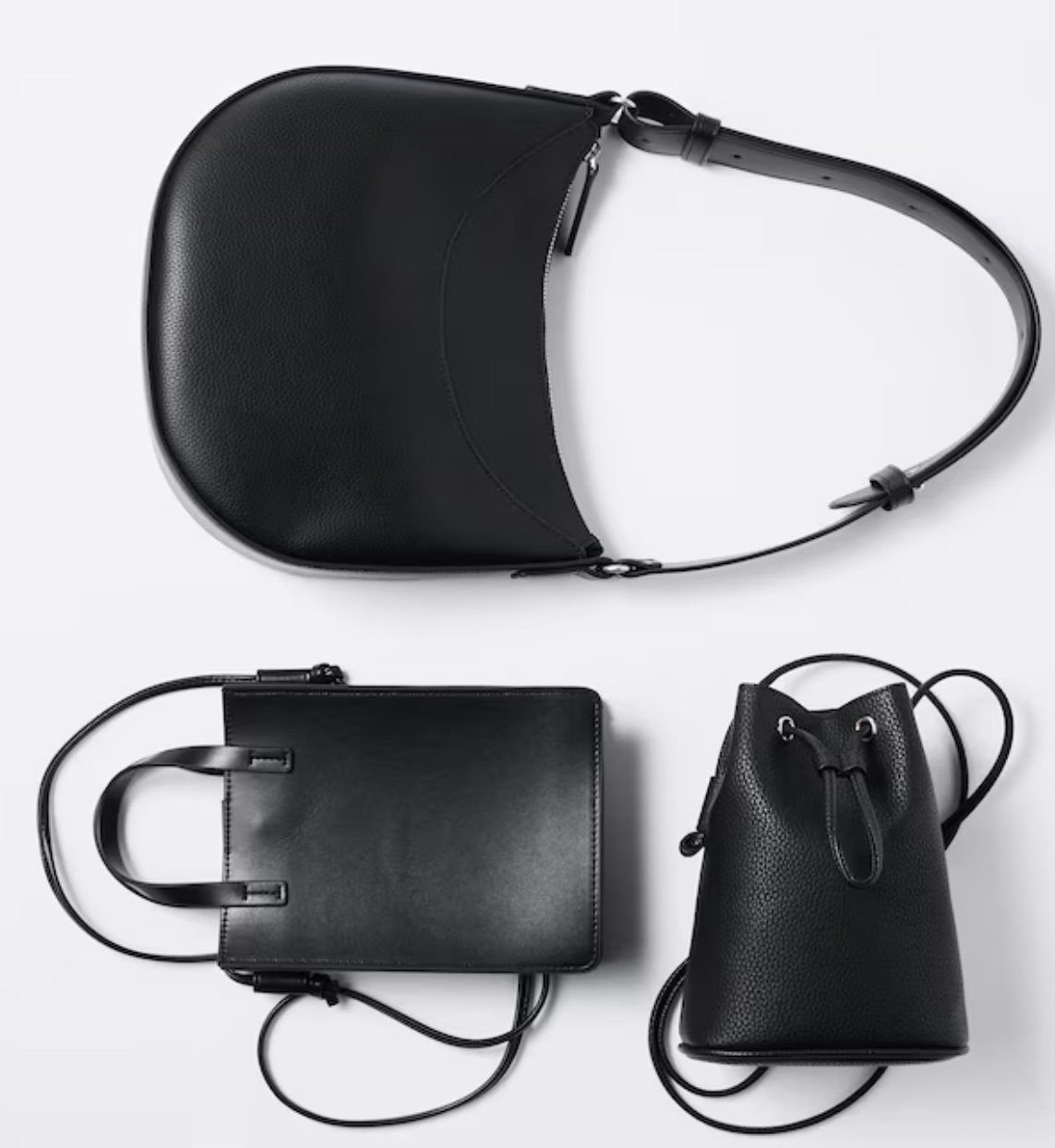 UNIQLO Faux-Leather One Handle Bag