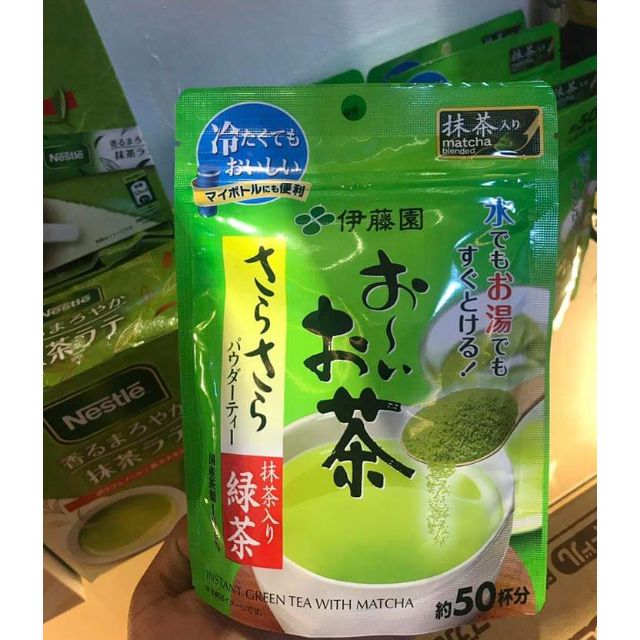 Itoen Oi Ocha Instant Green Tea With Matcha 40grams (50cups)