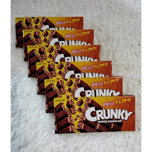 Lotte Crunky Milk Chocolate