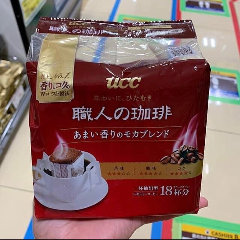 Japan UCC Instant Drip Coffee Deep and Rich Special Blend and Mocha Blend