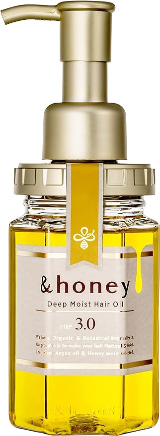 &honey Deep Moist Hair Oil 3.0 "Ultra Moist Organic Prescription Intensive Moisturizing" 3.4 fl oz (100 ml)