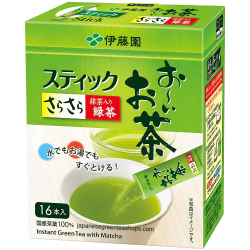 Itoen Oi Ocha Instant Japanese Green Tea with Matcha Powder