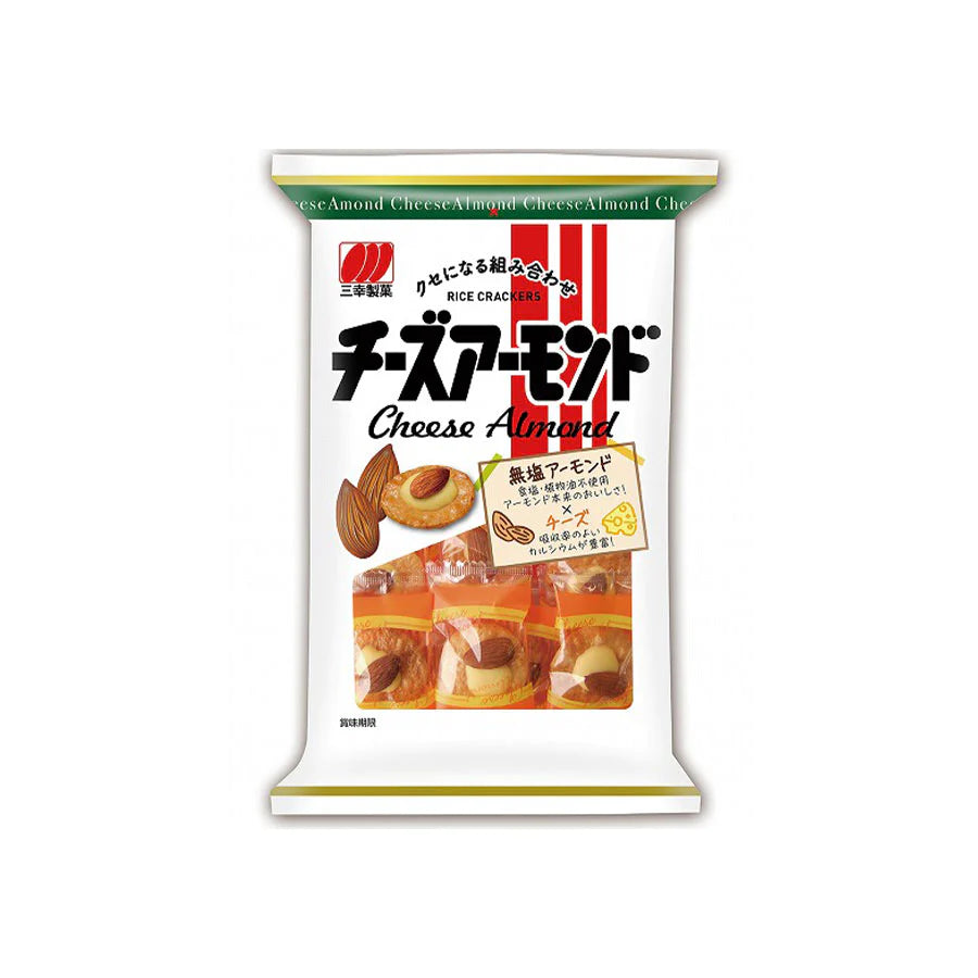 Sanko Cheese Almond Rice Cracker